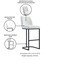 Manhattan Comfort Serena Barstool in White BS020-WH - alternate 2